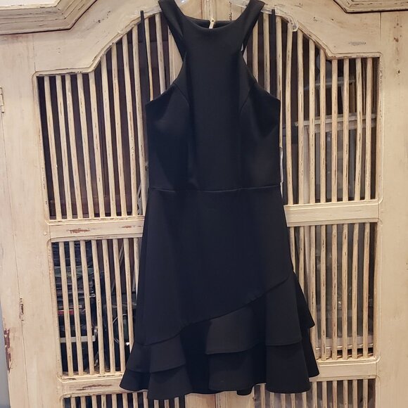 Robe De Cocktail Soirée B. Darlin Noir Et Crème - Taille Juniors 11/12 - Neuve Avec étiquettes (NWT)